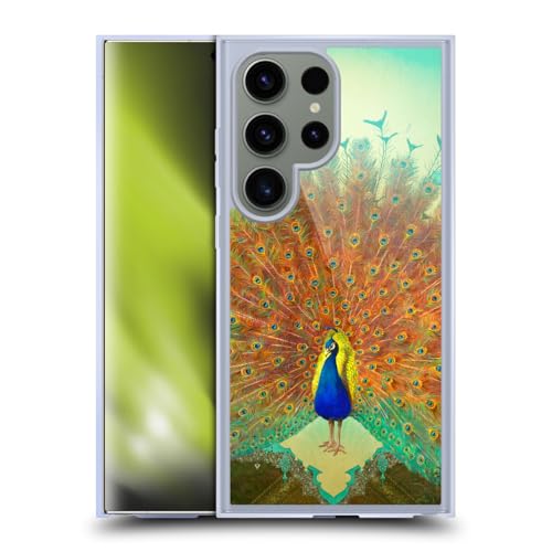 Coque Samsung S24 Ultra MagSafe motif paon élégant pour le quotidien et bureau