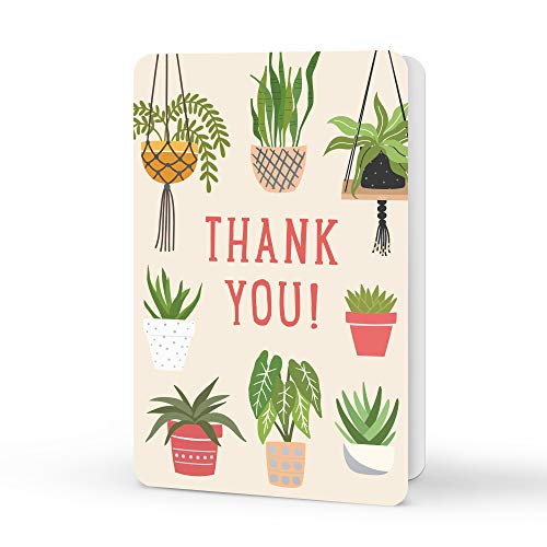Image of Note Card & Sticker Set by Studio Oh! - Grow with Me Thank You - Set of 12-3.5 inch x 5.25 inch Blank Cards with Envelopes and Stickers - Includes 3 Cards Each of 4 Designs