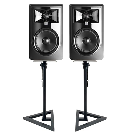 JBL 305P MkII �d�� 5�C���` �c�[�E�F�C �X�^�W�I���j�^�[ (2�p�b�N) �o���h�� ���߉\�ȃX�^�W�I���j�^�[�X�^���h�t�� (�y�A) (2�A�C�e��)