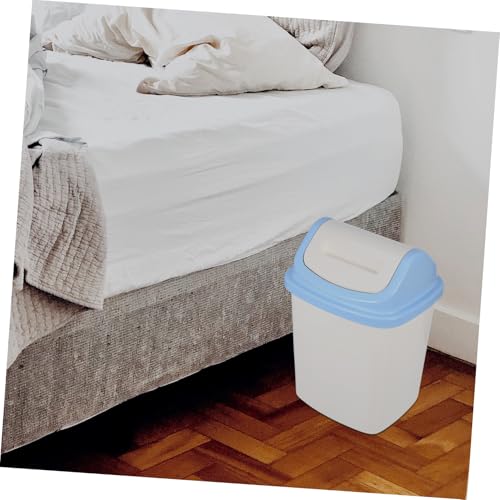 Caneca de basura para baño y cocina con tapa abatible miniatura 5