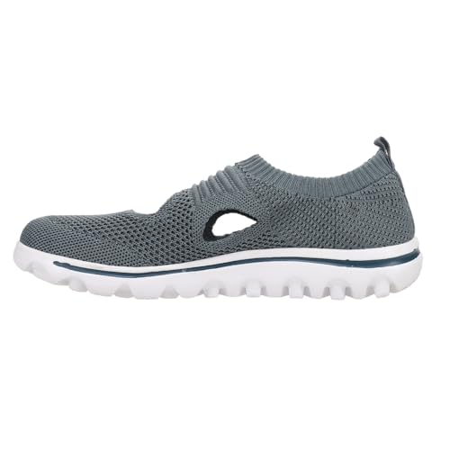Image of Propet Womens TravelActiv Avid Walking Walking Sneakers Shoes - Grey