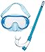 エーキューエー マリンスポーツ スノーケル SEA-J 2点セットV クリスタルサックス KZ9154 4-9歳向け