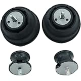 REVOTUNE 4PCS Engine Transmission Motor Mounts Set Kit Compatible with BMW 1990-2006 318i 320d 320i 325i 330i M3 Z3 Z4 2.2i 2.8i 3.0i 3.2 OE 22116779970 22116779971