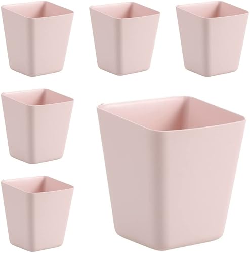 Miniatura 10 de Paquete de 6 portavasos colgantes, organizadores de pared, accesorios de carrito rodante, soportes colgantes para bolígrafos, contenedores