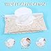 JIYIN 2 Pack Baby Wipe Container with Hook, Portable Refillable Wipe Holder Floral Pattern Reusable Travel Baby Wipes Dispenser Wet Wipe Pouch for Outdoor Outing Camping Hiking Shopping(Flower)