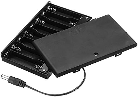 3pcs 12V DIY 8 x AA Battery Holder Box Case With Leads Switch One Piece