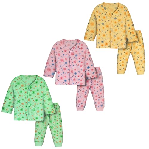 Image of TS LAVI TAVI Kids Printed Long Sleeve Pyjama Set with Top and Bottoms