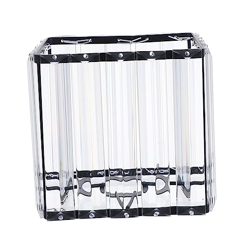 Levemolo Large Ceiling Lampshade Wrought Iron Crystal Lamp Cover Farmhouse Style Light Shade European Design for Wall Floor Ceiling Lamps