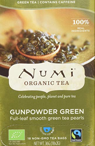 Numi Organic Gunpowder Green - Temple of Heaven 18 Beutel (1 x 36 g) - Bio Cover