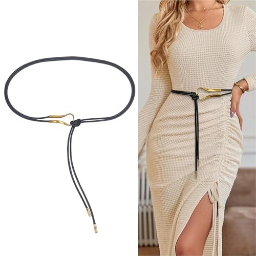 Chaîne de taille en cuir tressé à la main, un bijou de corps bohème chic - 2