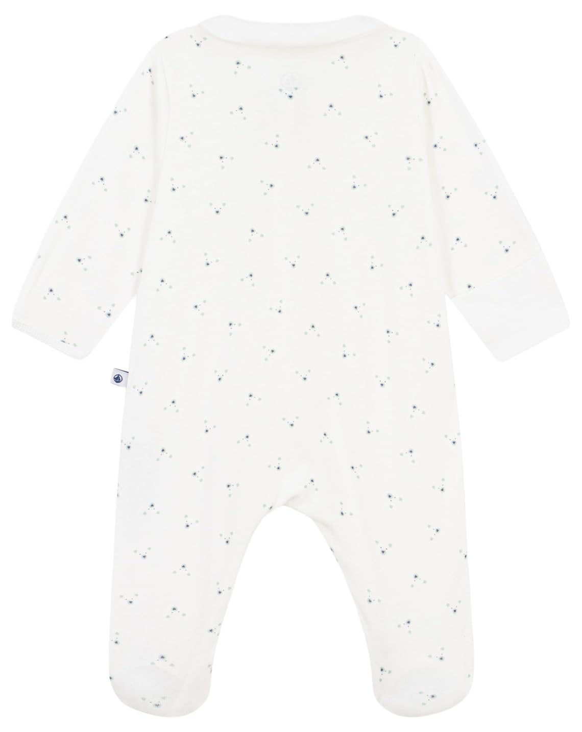 Petit Bateau Baby-Schlafanzug aus Baumwolle mit Blumenmuster