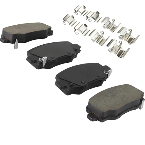 Image of QUALITY-BUILT Rear Ceramic Brake Pads, Premium 1001-1734C, Compatible with 2014-2023 Chrysler /Jeep (200,Cherokee)