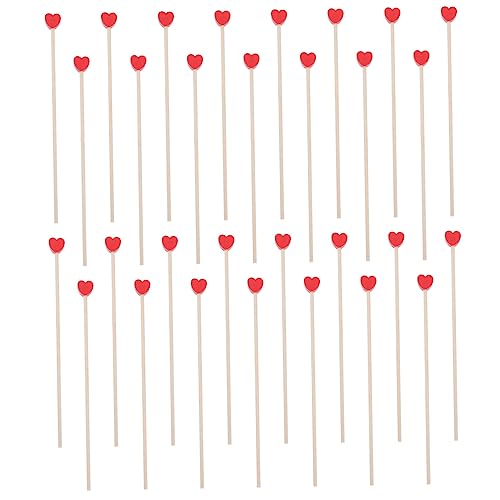 Alipis 100Pcs Long Stirring Sticks Beverage Mixing Rods for Honey Jam Syrup and Cocktail for Parties and