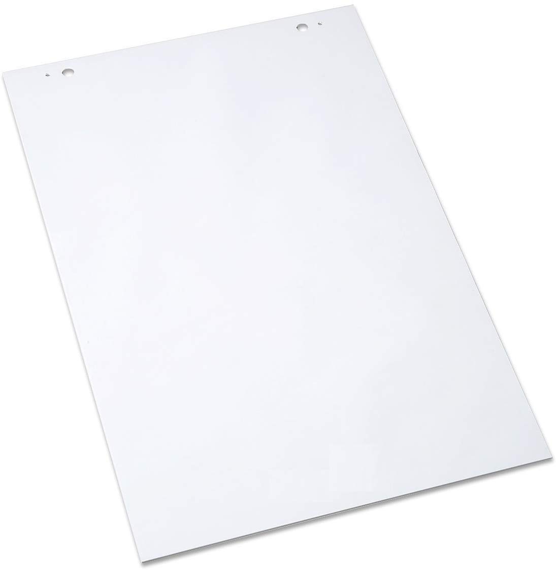 Blocco Lavagna a Fogli Mobili 70x100 cm 80 gr Carta Patinata Bianca Foratura Universale 20 Fogli