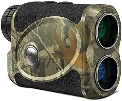 WOSPORTS Hunting Rangefinder, 800 Yards Laser Range Finder with Bow Hunting Mode (Angle, Height, Horizontal Distance) Scanning, Speed Mode for Archery Hunter, Free Battery, Carrying Case