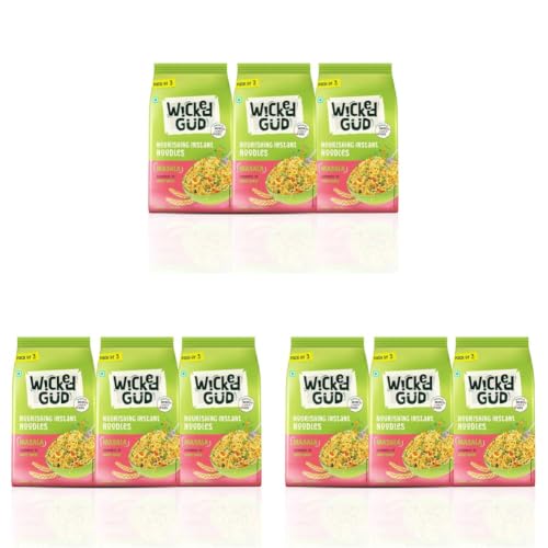 Image of WickedGud Masala Noodles (207gm x 3) (Pack of 3)