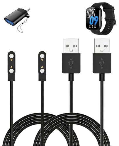 Câble de charge montre intelligente Quintenztek BH506 4.7cm durable noir | Cordon adaptateur USB-C