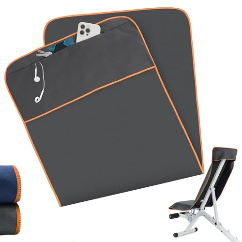 MLACXLT Fitness Handtuch Mit Tasche, Mikrofaser Handtuch aus Hochwertiger Mikrofaser, Super Saugfähig, Kompakt Und Tragbar, 120x50cm Sporthandtuch,Sporthandtuch Fitnessstudio für Reisen Sport