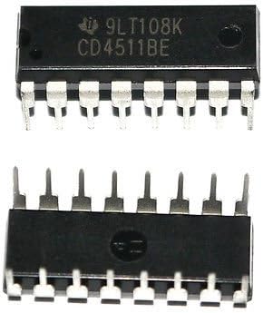 POYING 10X HCF4511BE DIP-16 HEF4511 CD4511 BCD to 7-Segment Latch/Decoder/Driver IC hy