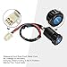 GOOFIT 4 Wires Ignition Switch Key Set with Cap for 50cc 70cc 90cc 110cc 125cc 150cc 200cc 250cc TaoTao SUNL ATV Dirt Bike Electric Scooter