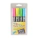 Uchida 483-4H Chisel Tip Bistro Chalk Marker Set, Fluorescent Colors