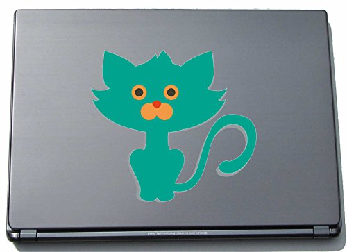 pinkelephant clm035 Autocollant pour Ordinateur Portable Motif Funny Little Monster Cats 150 x 162 mm Cover