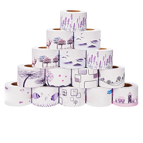 VisitRyl Frise Murale Thème Arbres du Désert - Autocollant en PVC Imperméable - Plinthe Autocollant pour Cuisine et Salle de Bain - Décoration Murale - 10 cm x 500 cm – vue 2