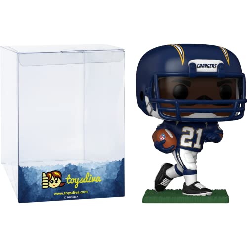 L A D A I N I A N Tomlinson: P O P ! Football Vinyl Figurine Bundle With 1 Compatible 'Toysdiva' Graphic Protector (155 - 51747 - B)
