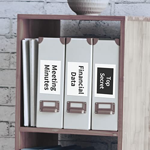 Dk2205 Sailner Compatible Label Replacement For Brother Dk-2205 (2.4" X 100 Ft.) Continuous Paper Tape, Use With Brother Ql Label Printers - 8 Rolls + 8 Frames 2-3/7" X 100' Dk-2205 #TOP4