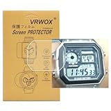 [5-Pack] For Casio AE-1200/AE-1300 Watch Screen Protector, Full Coverage Screen Protector for Casio AE-1200/AE1200WH-1A/AE1200WHD-1A Watch HD Clear Anti-Bubble and Anti-Scratch