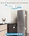 GoveeLife WiFi Refrigerator Thermometer with Alarm, Wireless Digital Freezer Temperature Gauge with App, 2 Years Free Data Export, for Home Kitchen Fridge Hot Tub 2 Pack（Only Support 2.4G Wi-Fi）