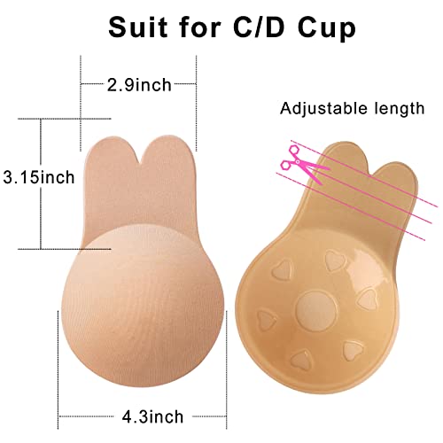 Sticky Bra Rabbit Snapklik.com : 6 Pairs Adhesive Bra Invisible Bra Strapless Backless ...