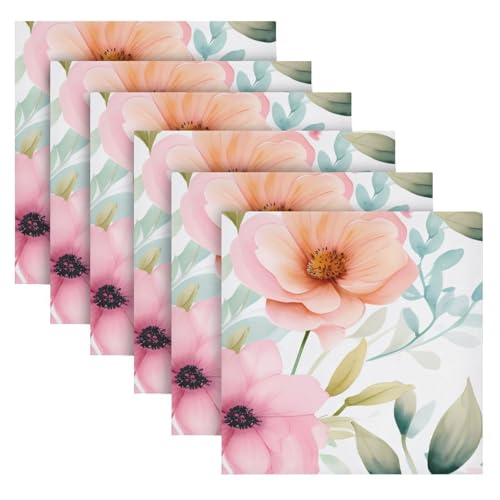 Servilletas de Tela Multicolor 20x20 in Pack de 6 miniatura 2