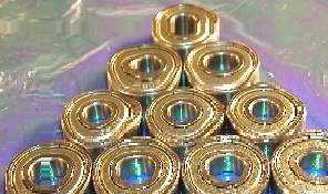 10 Shielded Bearing 1603ZZ 5/16 x 7/8 x 9/32 inch Miniature Ball