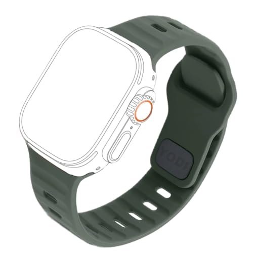 Image of YODI Straps Compatible with Apple Watch 41mm /40mm /38mm, Watch Band Soft Silicone Strap for iWatch Ultra Series 9 /8 /7 /6 /5 /4 /3 /2 /1 SE