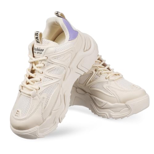 Baskets mode femme en PU noir style chaussures de papa
