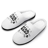 [ミヨハル] スリッパ メンズ スターウォーズ コットンスリッパ ルームシューズ 室内履き 冬用 滑り止め 洗える 防寒 来客用 9-10（42-43）