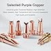 MCWlaser 5 Pcs Laser Welder Nozzle Tip Kit AS-12 Copper Nozzles for Portable Laser Welding Gun Laser Welder Head Laser Welding Machine