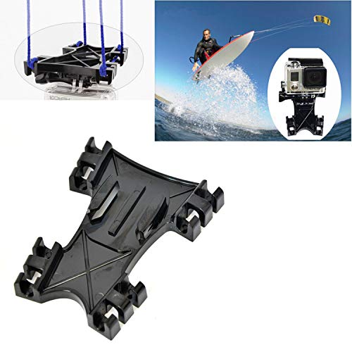 Hooshion Kitesurfing Kite Line Mount,Kiteboarding Line Holder Adapter Kite Line Mount Holder for Gopro Hero 8/7/6/5/4/3/3+/2/1 SJCAM Xiaomi Yi Action Camera