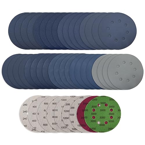 Viaky 36Pcs 125mm Sanding Discs