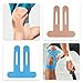 CAUNLA Pack of 5 Kinesiology Tape for Knee Elastic Athletic Tape Water Muscle Tape Breathable Sport Tape