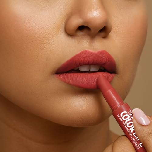 Image of TEEN TEEN Color Life Nontransfer Crayon Lipstick | Matte Finish with Built-in Primer | Waterproof & Long Lasting Lip Color | Smudge-Proof, Fade-Resistant Formula | Nude-Sensation, 2gm
