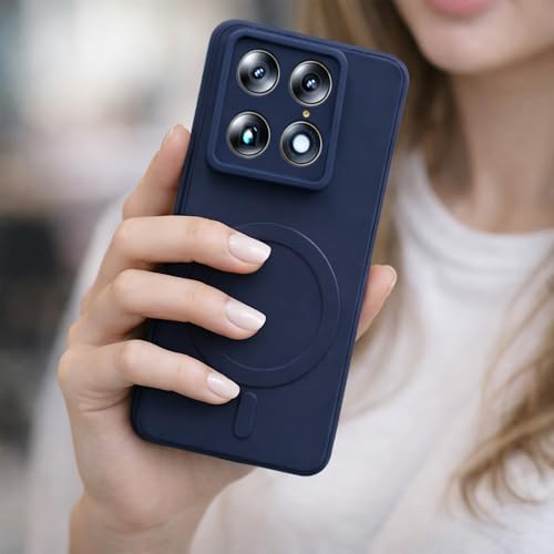 Image of Back Cover Motorola Signature 5G | MagFit Ring Design (Non-Magnetic) | Shockproof Case | Anti-Slip Grip | Raised Camera Edges | Slim Protective Case for Motorola Signature 5G (Steel Blue)