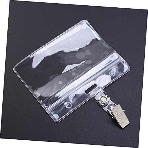 Porte badge horizontal etanche transparent pour eviter la perte
