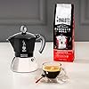 Bialetti Caffettiera Moka Induction, 2 Tazze (100 ml), Adatta a Tutti i piani cottura, Design Elegante, Nero