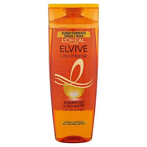 L 'Oréal Paris Elvive liss intense Shampoo eléctrico alisador para pelo Cubos difficili alisadora de, 300 ml