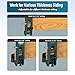 Siding Installation Tools for 5/16-Inch, 3/8-Inch, 7/16-Inch Fiber Cement Siding, Lap Mounting Gauge with Adjustable Reveals, Polycarbonate Body, 2 Packs