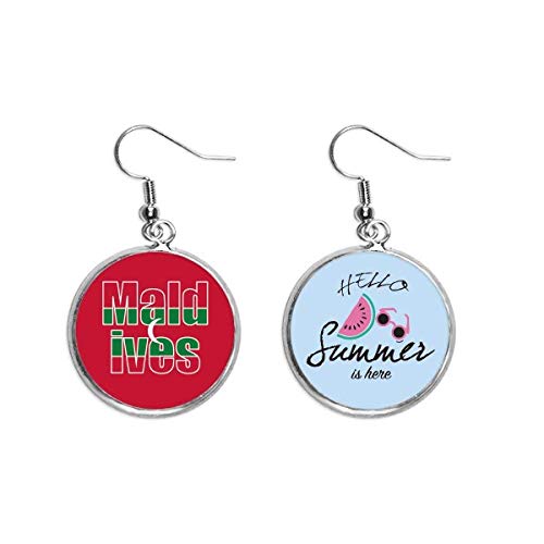 Pendientes de sandía Maldivas para lucir en tus tardes de playa