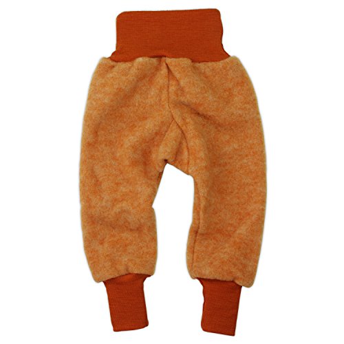 Cosilana Hose Woll-Fleece, Größe 50/56, Farbe Safran-Orange malange -...