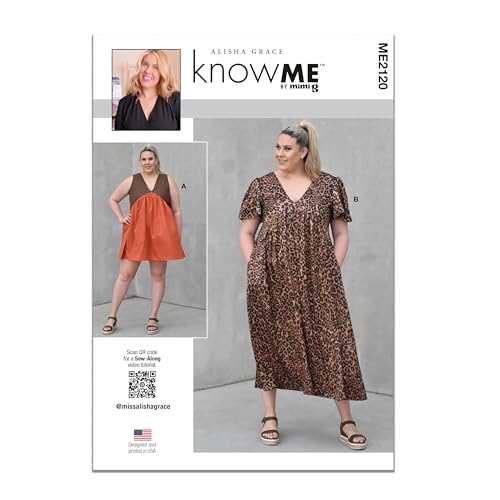 Patron de couture robe grande taille Know Me ME2120Y5 Alisha